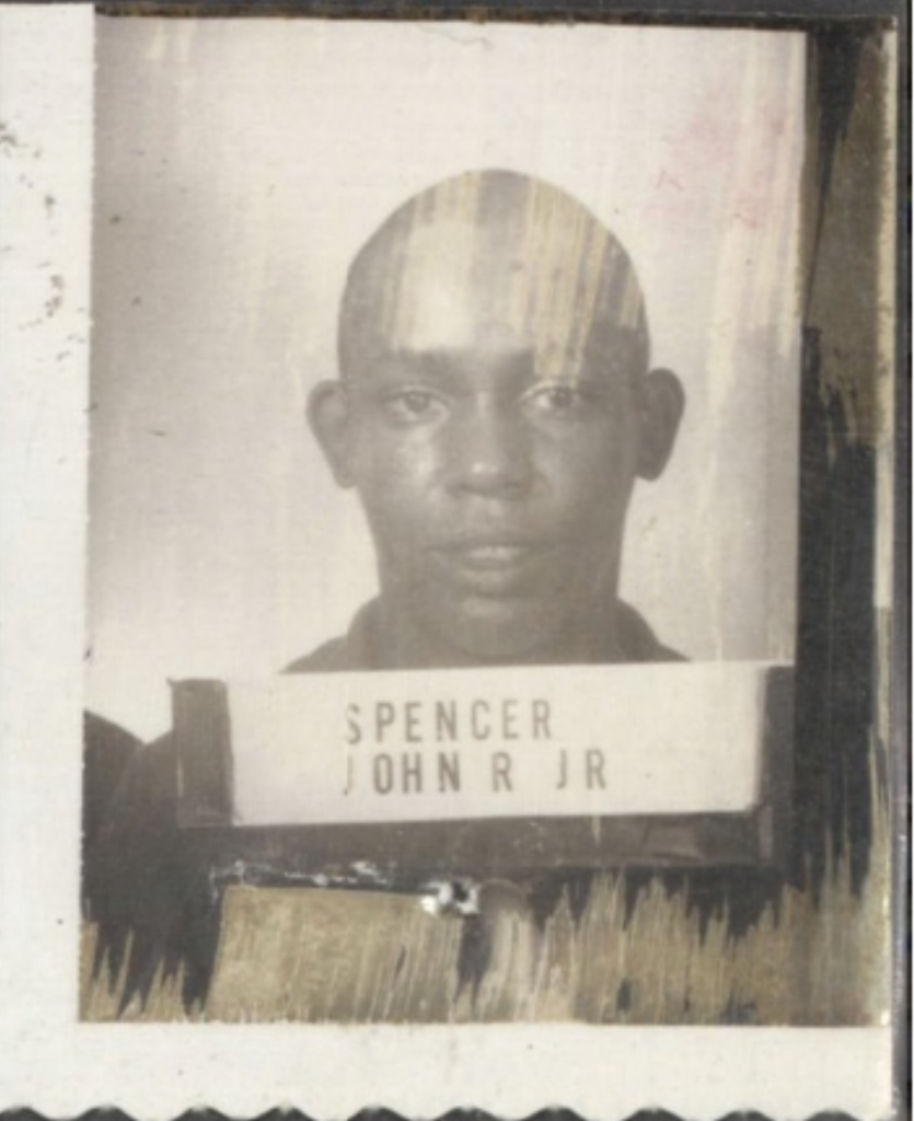 John Spencer Army intake photo.