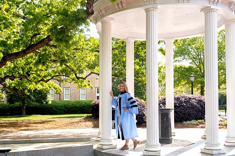 Brittany Akers at Old Well