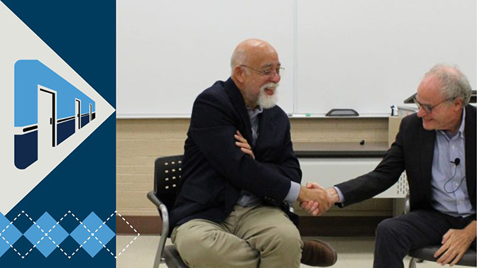 photo of two men seated